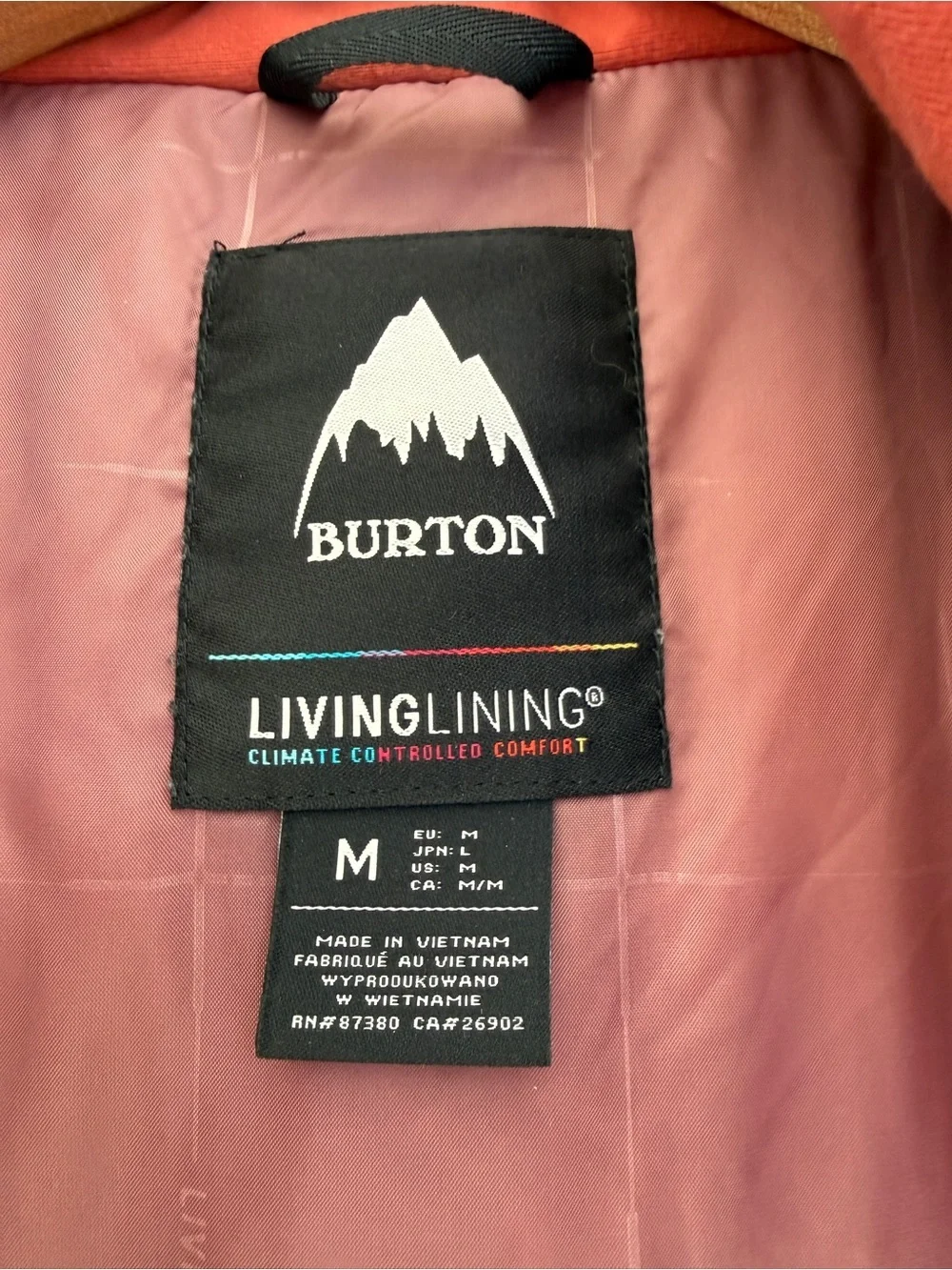 Burton Gore-Tex Kaylo Snowboard Ski Jacket Aqua Blue Gray Stripe